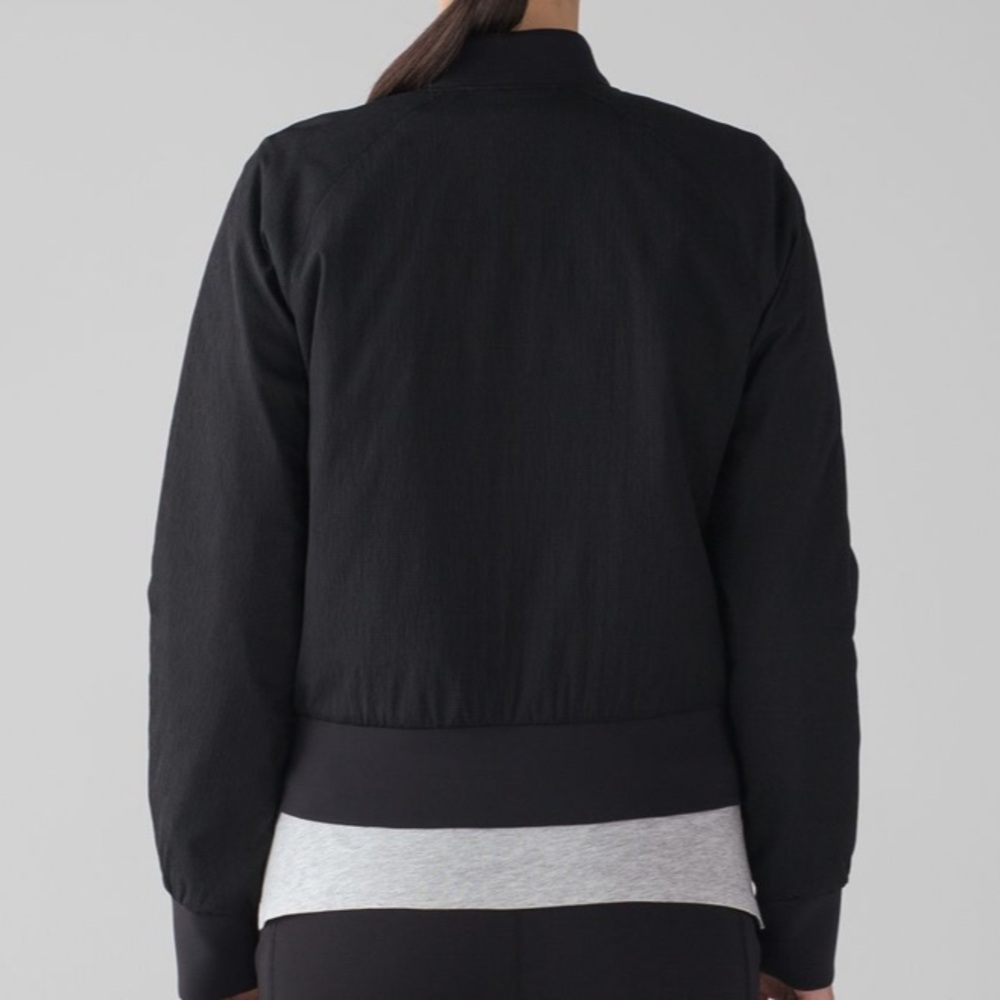 Lululemon Non-Stop Bomber *Reversible in Black size 10 - Picture 3 of 13